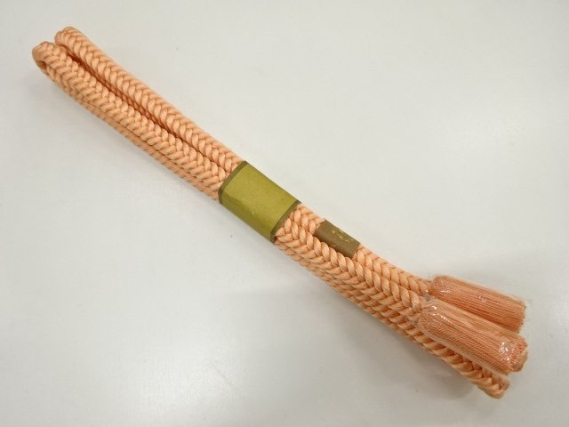 未使用品　正絹　撚り房　手組帯締め